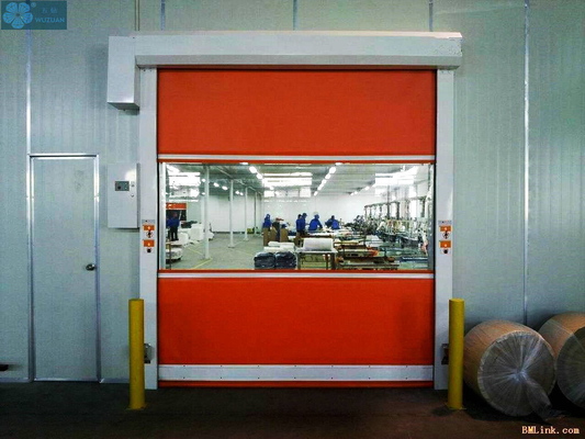 IP55 24VDC Control Fast PVC Roller Shutter Doors