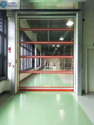                  Industry Fast Rolling Automatic Operated PVC High Speed Rapid Lift Roller Shutter Door             