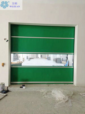                  Factory Directly Sale Plastic Roll up Shutter Industrial Inside of Factory Fast Rapid Action High Speed PVC Door             