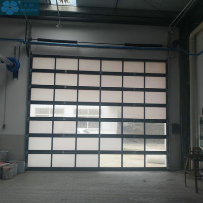 Full View 240V DC 25cm/S Glass Panel Garage Doors