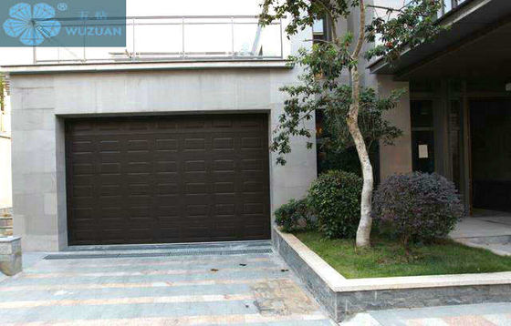 Remote Control Sectional Overhead Garage Door Galvanized Steel