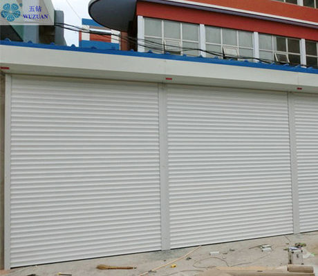 0.8mm Aluminum Bulletproof Vertical Roller Shutter Garage Doors