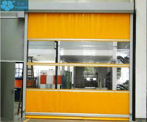 IP55 24VDC Control Fast PVC Roller Shutter Doors