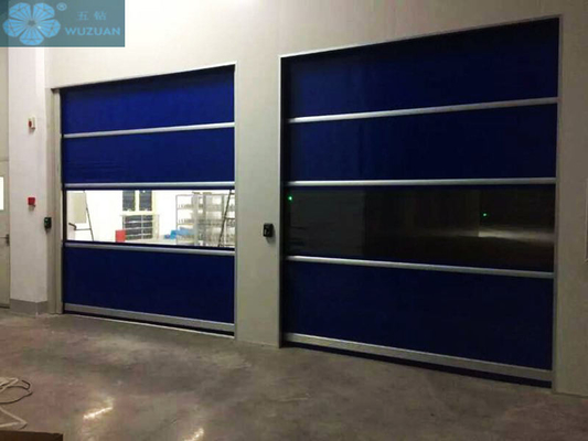 Industrial Flexible PVC Roller Shutter Doors 110V / 220V / 380V