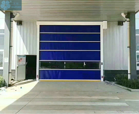                  Supplier Roller Fast Rolling Automatic Aluminium Door Shutter Operated High Speed PVC Door             