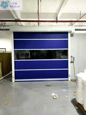                  Industry Fast Rolling Automatic Operated PVC High Speed Rapid Lift Roller Shutter Door             